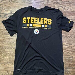 Pittsburgh Steelers Men's The Nike Tee T-Shirt NFL Equipment Football Size M